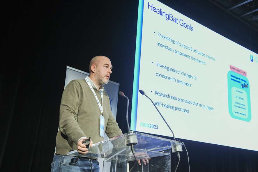 TU Dortmund presents HEALING BAT at the Battery Innovation Days 2023